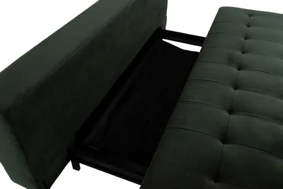 Sofa rozkładana BLAIN - ciemny zielony