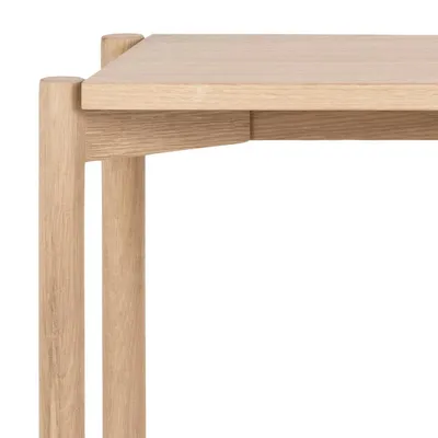 Regał BRAIDWOOD 88 cm - dąb bielony