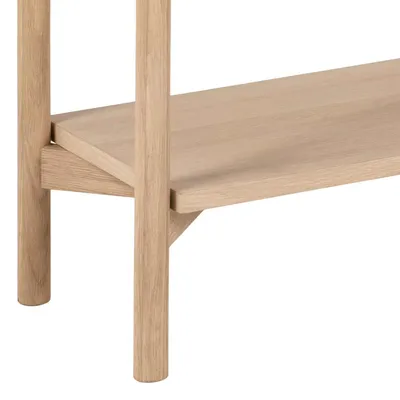 Regał BRAIDWOOD 88 cm - dąb bielony