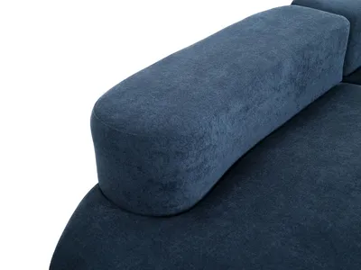 Sofa welurowa NUA N75 - granatowy