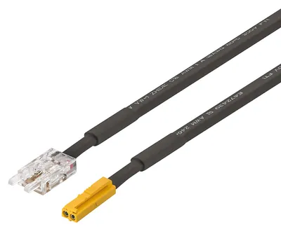 Przewód zasilający, do taśmy Häfele Loox5 LED COB, 12 V, 8 mm, 2-żyłowa (technologia monochromatyczna lub Multi-White 2-przewodowa)