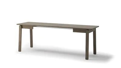 Stół rozkładany PLOT PT-02 104/224x60 - dąb ciemny