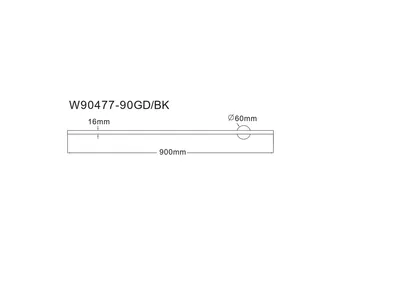 Kinkiet TROY W90477-90GD - złoty