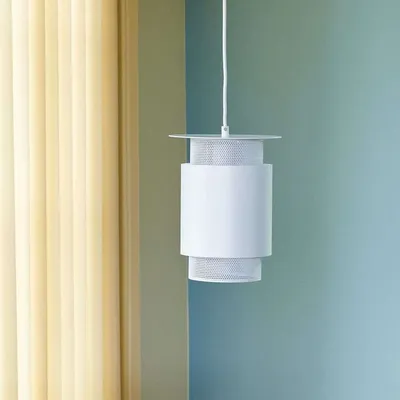 Lampa wisząca metalowa BETTS - biały