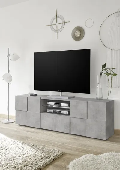 Szafka RTV DAMA duża - laminat beton