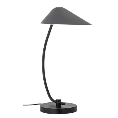 Lampa stołowa metalowa NISELLA - czarny