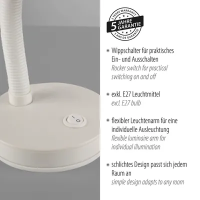 Lampa stołowa FLEXI 11080-16 - biały