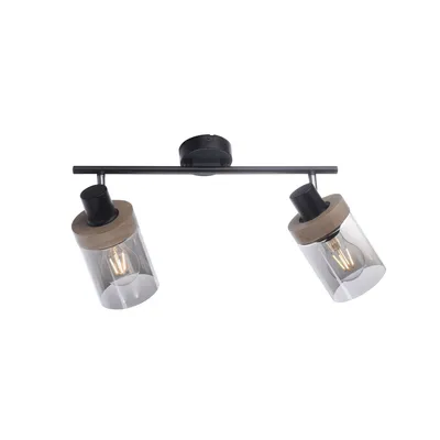 Lampa sufitowa PASQUAL 11312-18 - czarny/naturalny
