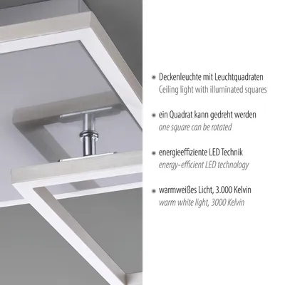 Lampa sufitowa IVEN 14003-55 - stalowy