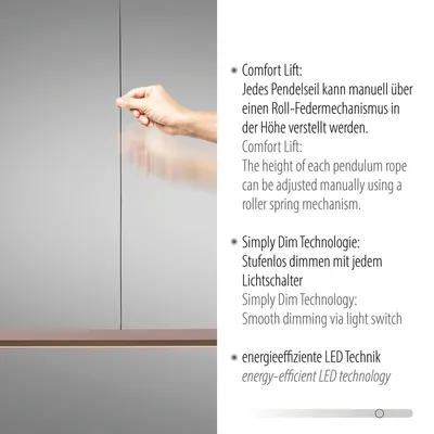Lampa wisząca HOOP 2732-36 - kawowy