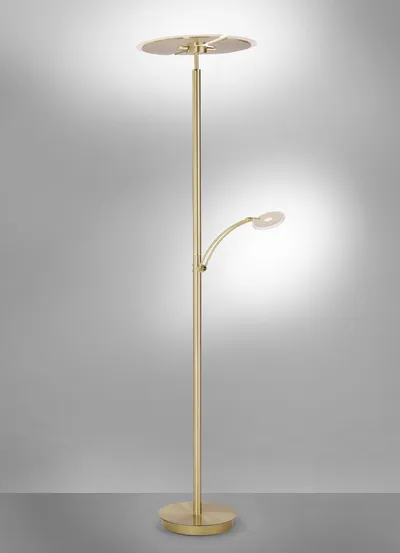 Lampa podłogowa ARTUR 673-60 - matowy mosiądz