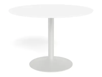 Stół okrągły IBIZA 110 cm - biały