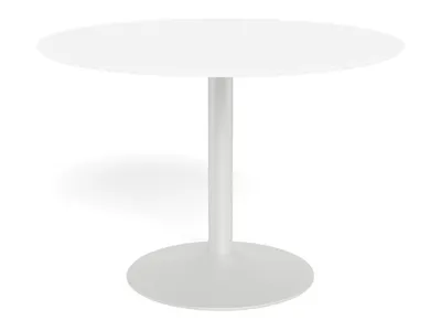 Stół okrągły IBIZA 110 cm - biały