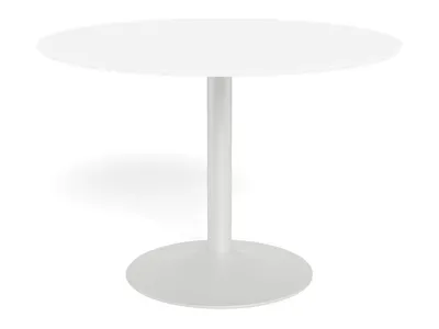 Stół okrągły IBIZA 110 cm - biały