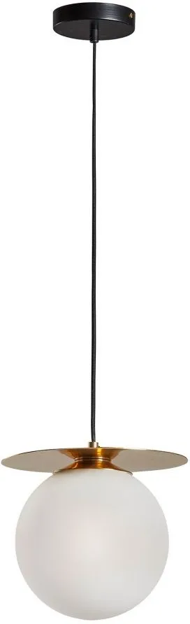 Lampa wisząca MANZ - złoty/biały