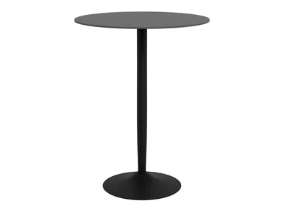 Stół barowy okrągły MALTA 80 cm - czarny