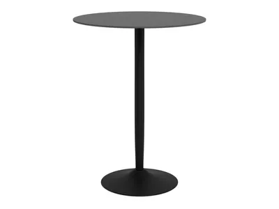 Stół barowy okrągły MALTA 80 cm - czarny