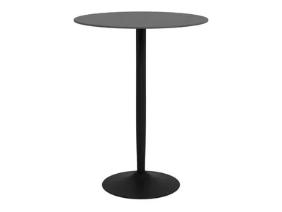 Stół barowy okrągły MALTA 80 cm - czarny