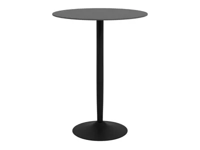 Stół barowy okrągły MALTA 80 cm - czarny