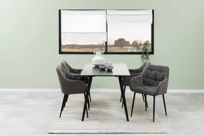 Stół WICKLOW 140x80 - czarny