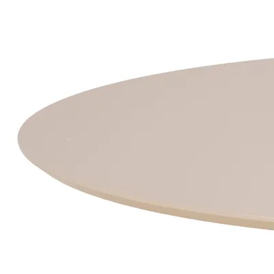Stół okrągły IBIZA 110 cm - beżowy