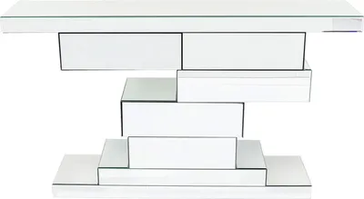 Konsola z szufladami BRICK MIRROR - lustrzany