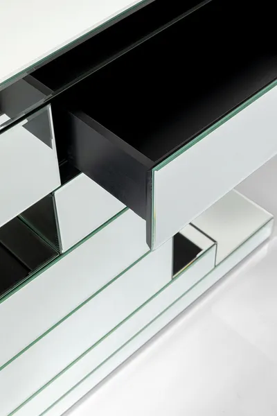 Konsola z szufladami BRICK MIRROR - lustrzany