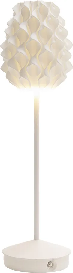 Lampa stołowa LED SWIRL - biały