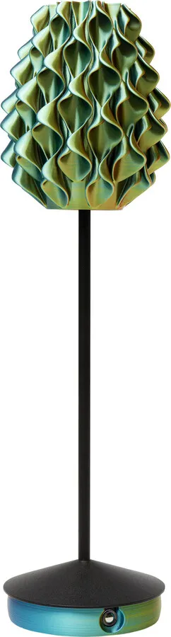 Lampa stołowa SWIRL - turkusowy