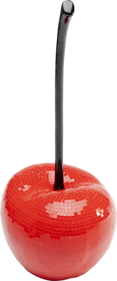 Dekoracja CHERRY SINGLE 19 cm - czerwony