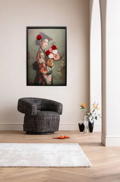Obraz na płótnie KIMONO GIRL 84x124