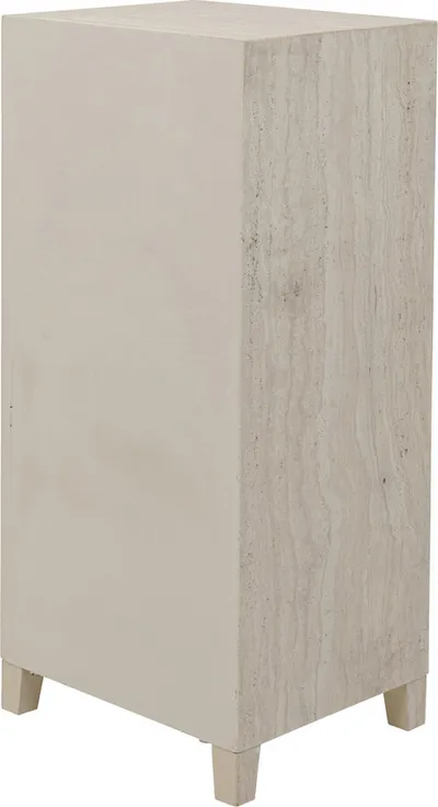 Komoda TRAVERTINO 5 szuflad - beżowy