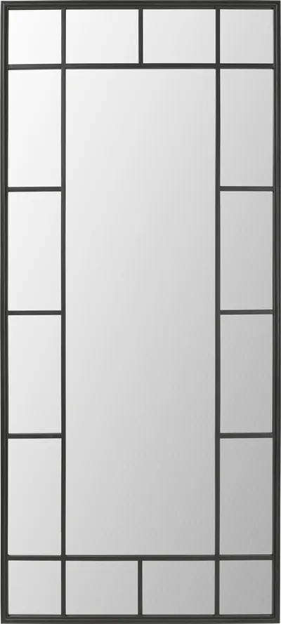 Lustro wiszące WINDOW 90x200 - czarny