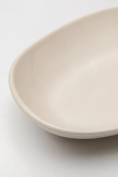 Półmisek ORGANIC 25x16 - kremowy