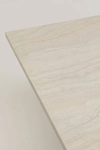 Stół TRAVERTINO 160x90 - beżowy