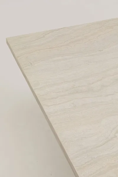 Stół TRAVERTINO 160x90 - beżowy
