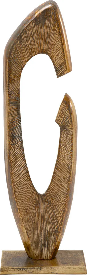 Dekoracja stojąca CIRCLE HOOK 100 cm - złoty