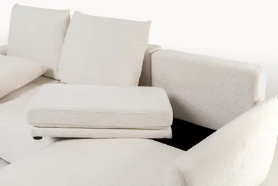 Sofa rozkładana 3-osobowa JULIET - beżowy