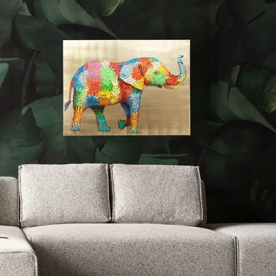 Obraz FLOWER ELEFANT 50x40