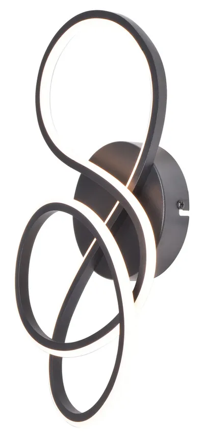 Kinkiet ZEPHYRA W240842701 - czarny