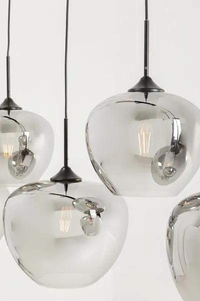 Lampa wisząca SPHERE SMOKE 5 - dymiony