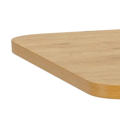 Levanto dining table Top melam. matt wild oak  Base steel matt black 160x90x75 cm