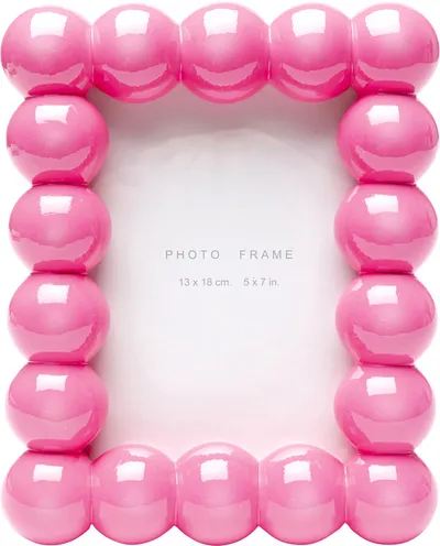 Ramka na zdjęcia BUBBLE PINK 10x15 - różowy