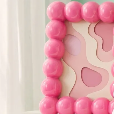 Ramka na zdjęcia BUBBLE PINK 10x15 - różowy