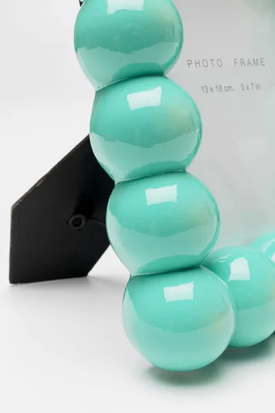 Ramka na zdjęcia BUBBLE TURQUOISE 13x18 - turkusowy