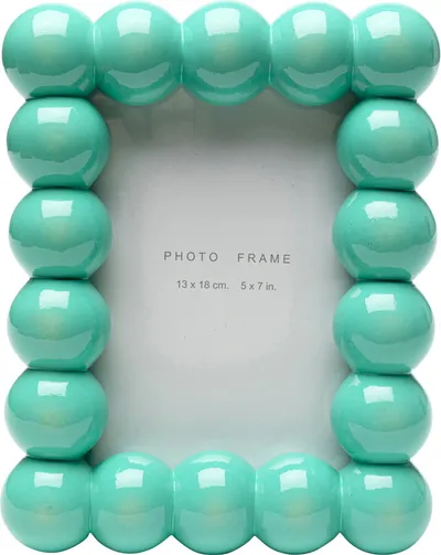 Ramka na zdjęcia BUBBLE TURQUOISE 13x18 - turkusowy