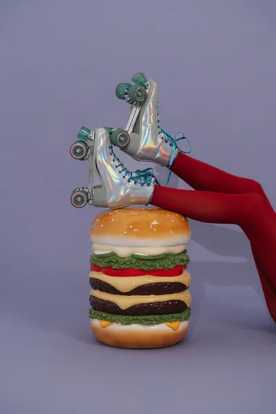 Stołek BURGER - wielokolorowy