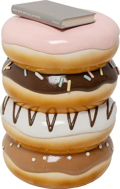 Stołek DONUTS - wielokolorowy