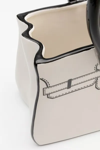 Wazon FAVOLA BAG 31 cm - biały