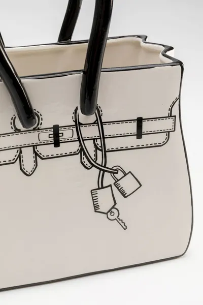 Wazon FAVOLA BAG 31 cm - biały